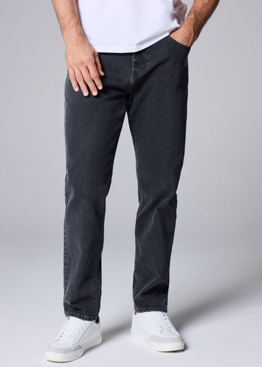Grey Tapered Jeans
