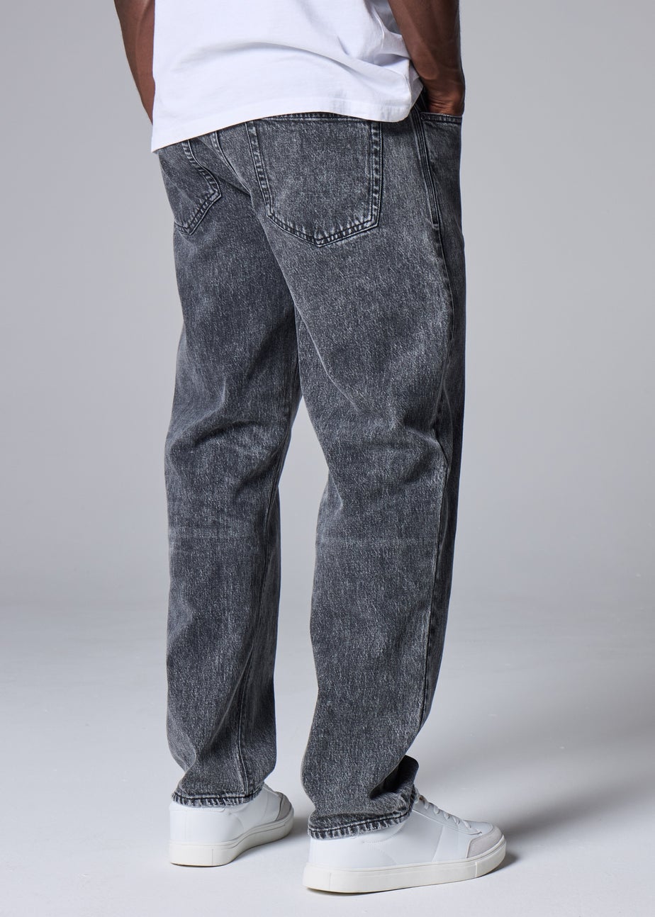 Grey Wash Relaxed Fit Jeans