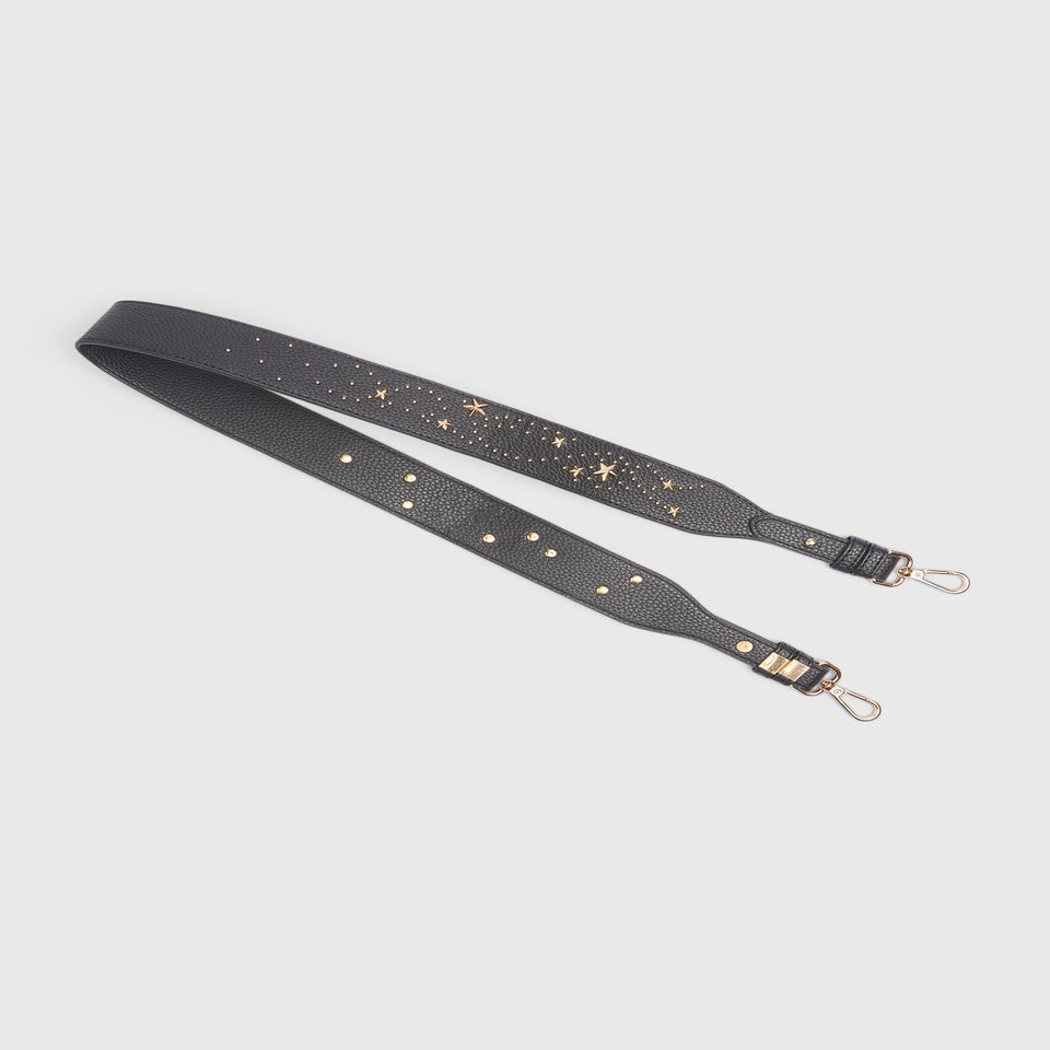 Black Stud Bag Strap