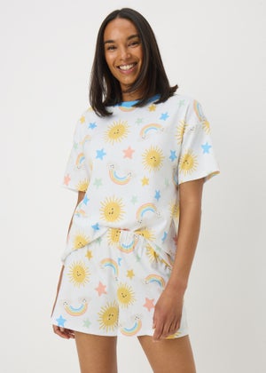 Alder Hey Unisex White Pyjama Set