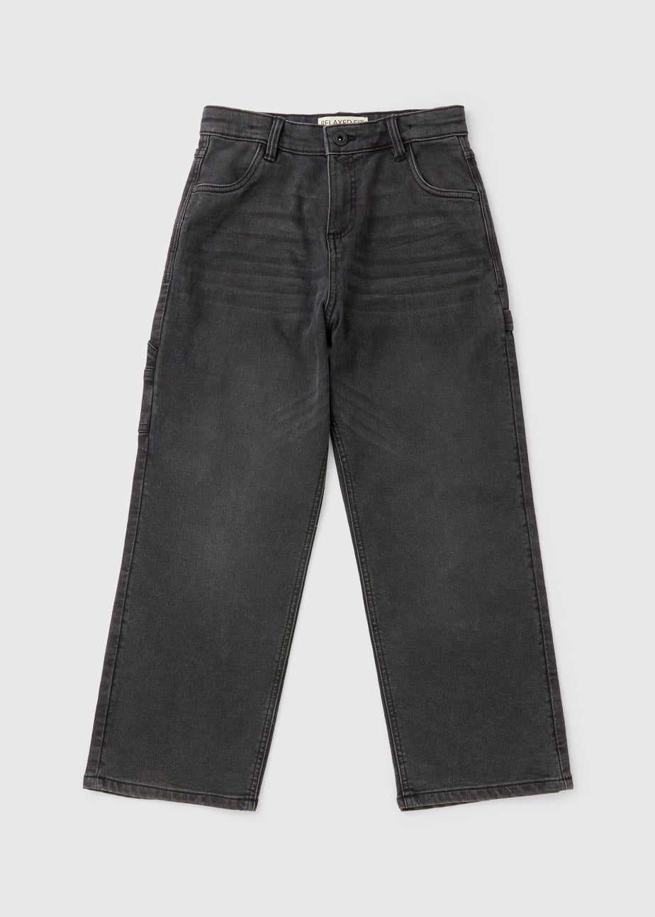 Boys Grey Carpenter Jeans (7-15yrs)