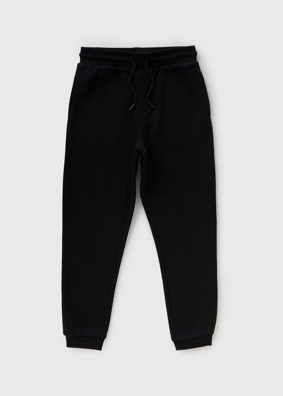 Boys Black Jogging Bottoms (7-15yrs)