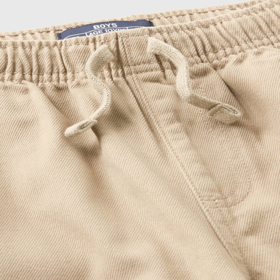 Boys Stone Cargo Trousers  (7-15yrs)