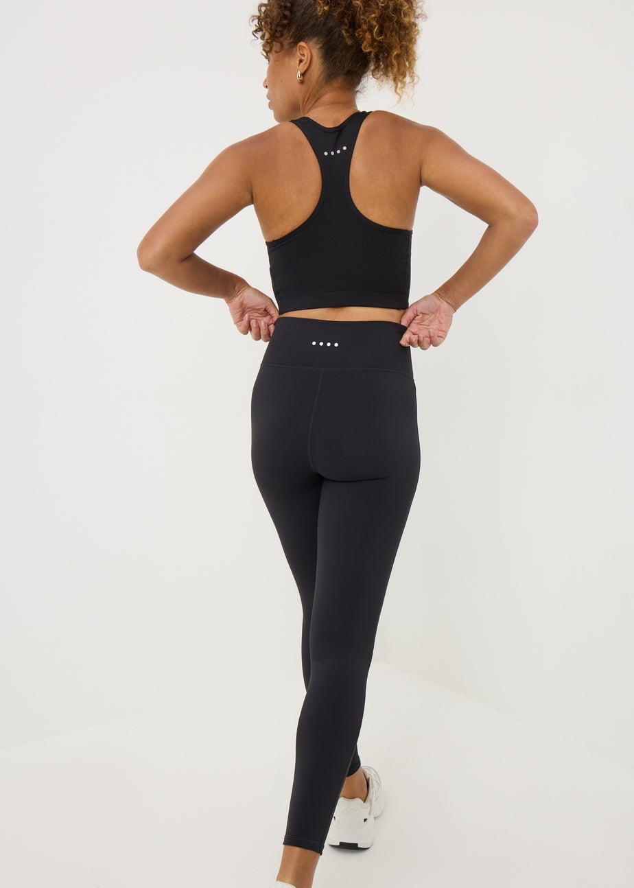 Souluxe Black Wrap Waist Leggings
