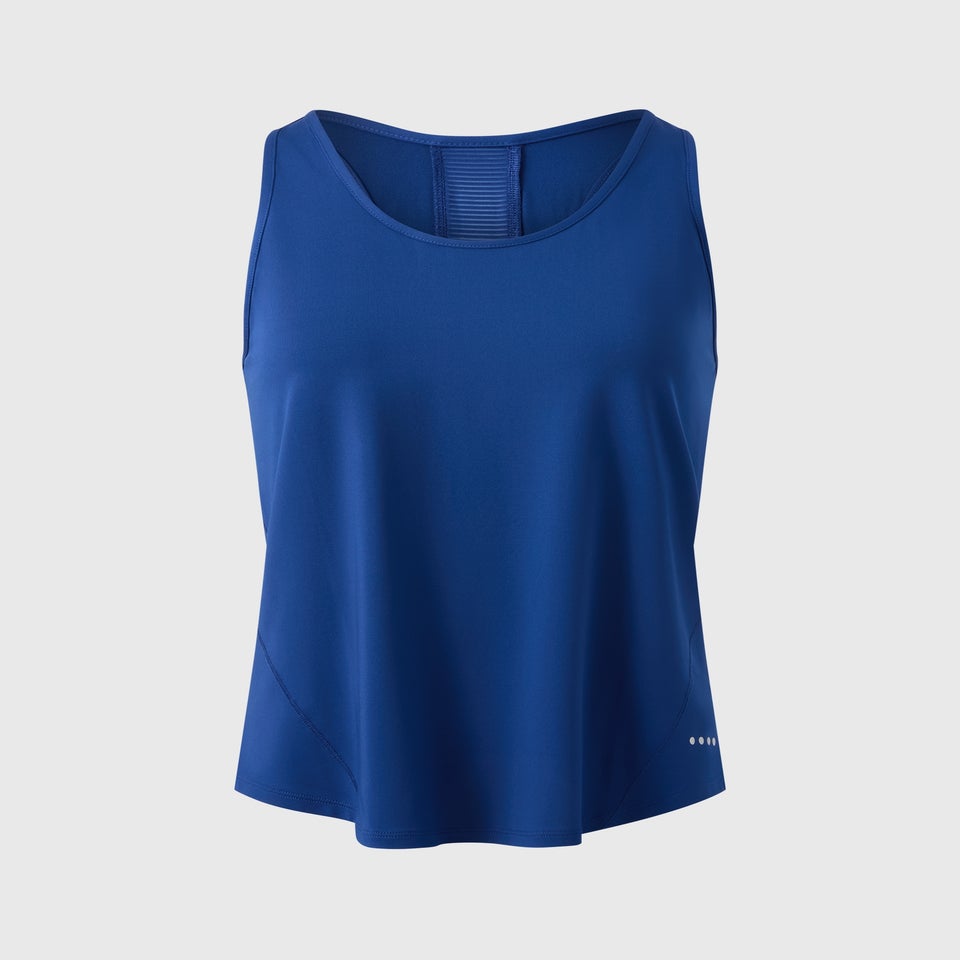 Souluxe Blue Mesh Vest Top