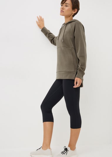 Souluxe Brown Longline Hoodie