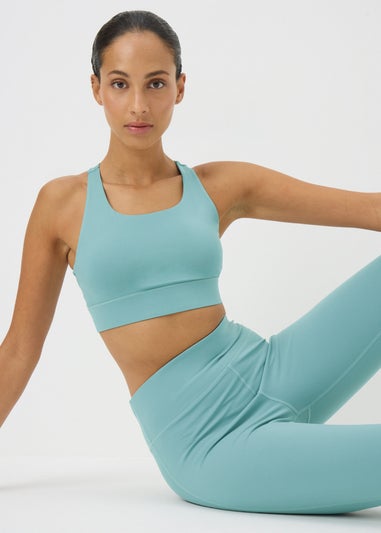 Souluxe Blue Basic Crop Top