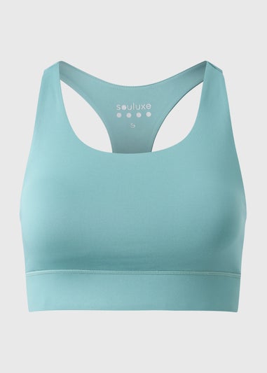Souluxe Blue Basic Crop Top