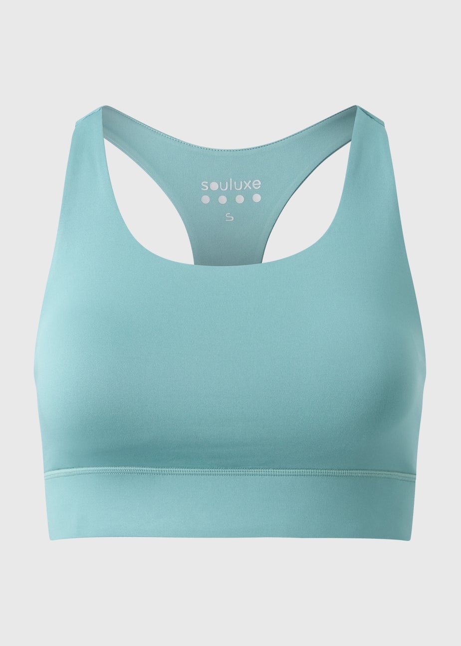 Souluxe Blue Basic Crop Top