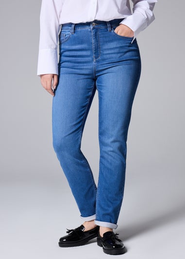 Papaya Petite Midwash Denim Jeans