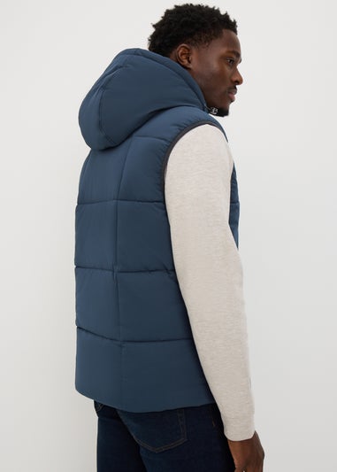 Blue Padded Gilet