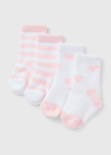 Baby Pink Cosy Socks (Newborn-24mths)