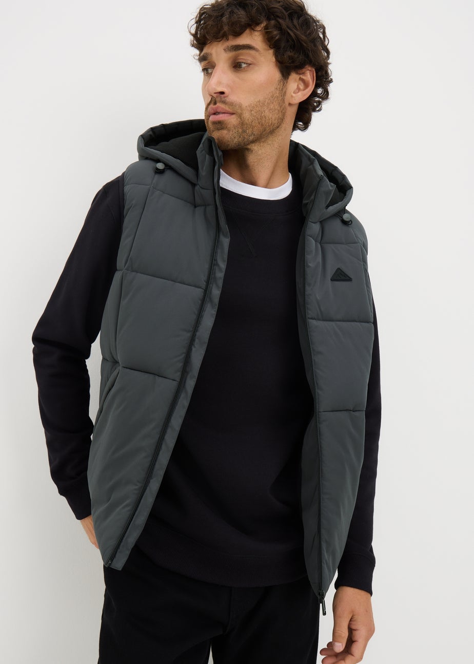 Grey Padded Gilet