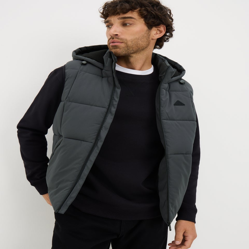 Grey Padded Gilet