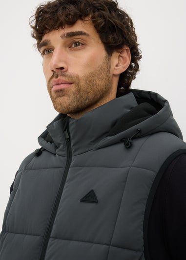 Grey Padded Gilet
