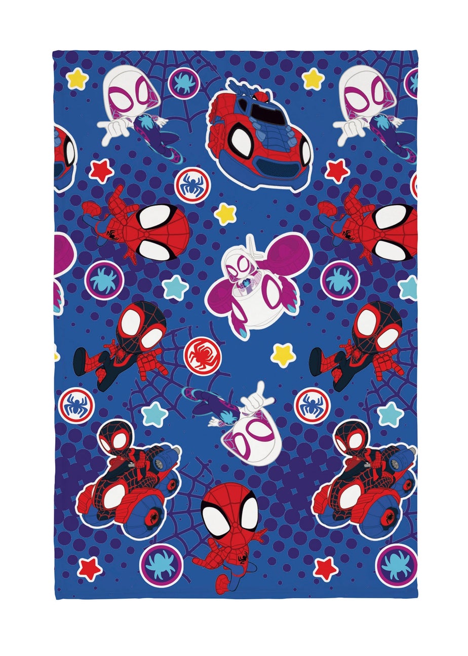 Spidey and His Amazing Friends Blue Blanket