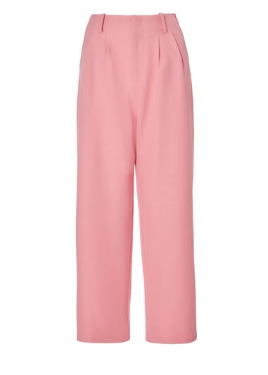 Quiz Coral Woven Wide Leg Trousers