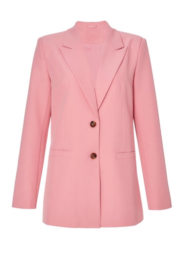 Quiz Coral Woven Blazer