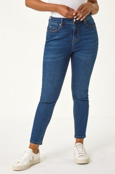 Roman Indigo Petite Skinny Stretch Jean