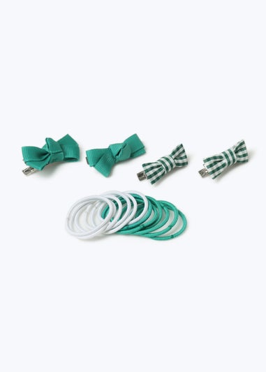 Flitzy Back To School Green Hair Set