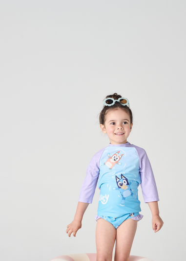 Brand Threads Bluey Multi Swim Set Multi (12 Months -5 Years)