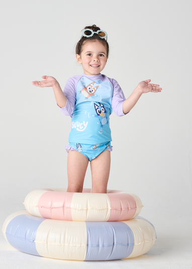 Brand Threads Bluey Multi Swim Set Multi (12 Months -5 Years)