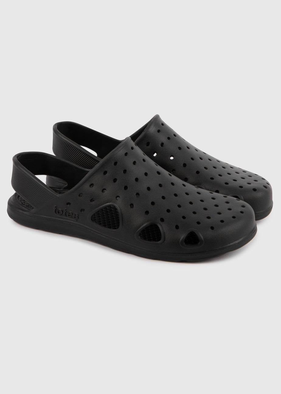 Totes Isotoner Black  Clog