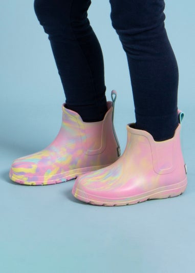 Totes Cirrus Marble Toddlers Kids Rain Boot
