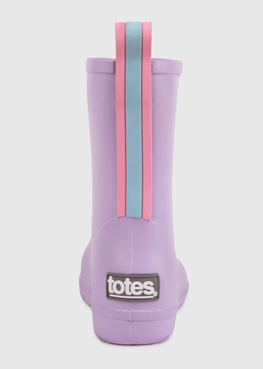 Totes Cirrus Lilac Kids Charley Rain Boot