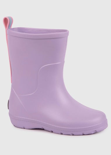 Totes Cirrus Lilac Kids Charley Rain Boot
