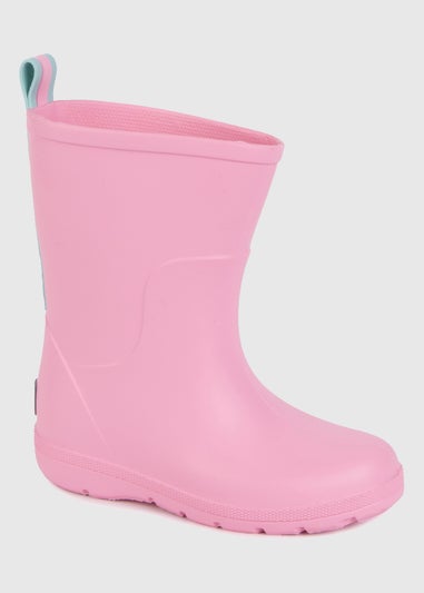 Totes Cirrus Pale Pink Kids Charley Rain Boot