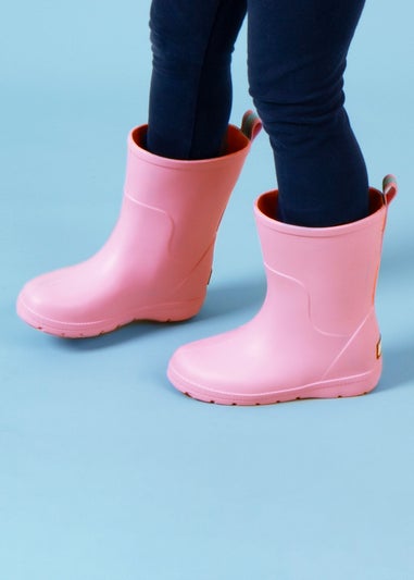 Totes Cirrus Pale Pink Kids Charley Rain Boot