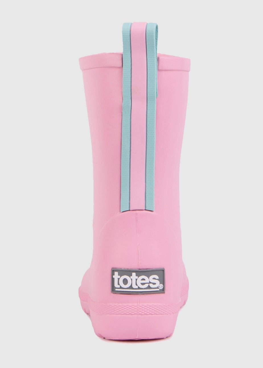 Totes Cirrus Pale Pink Kids Charley Rain Boot