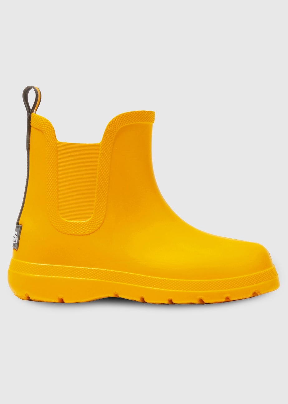 Totes Cirrus Yellow Kids Chelsea Rain Boot