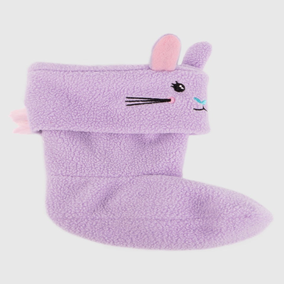 Totes Cirrus Lilac Childrens Novelty Welly Liner