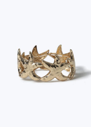 Muse Gold Starfish Stretch Bracelet
