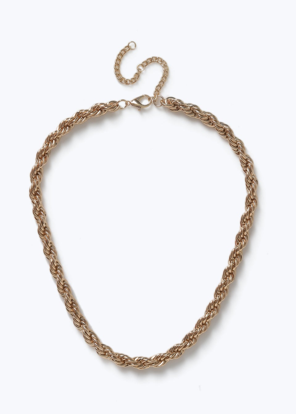 Muse Gold Chunky Twist Chain Necklace