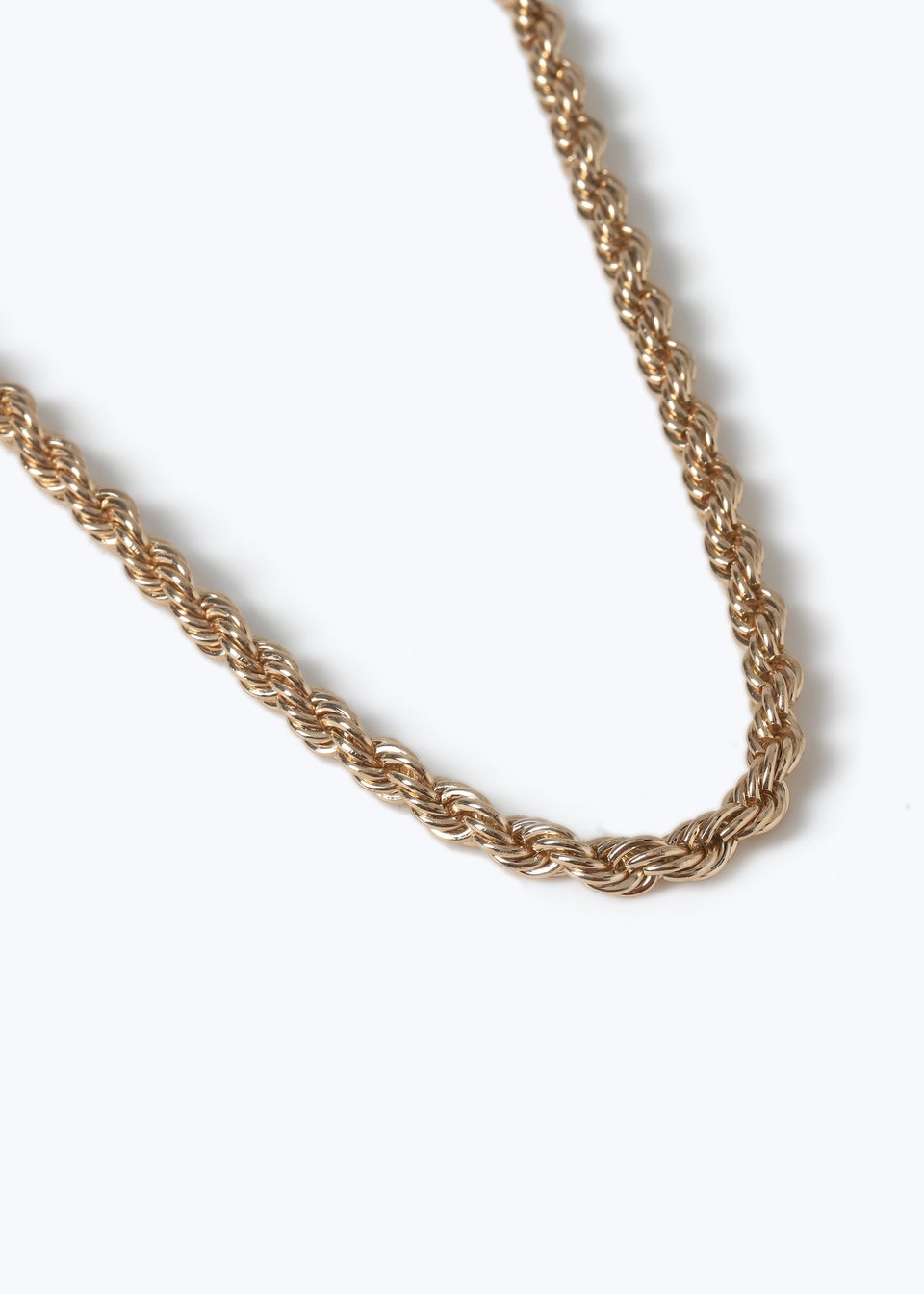 Muse Gold Chunky Twist Chain Necklace