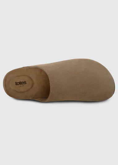 Totes Brown Microsuede Clog