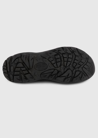 Totes Black Walking Sandal