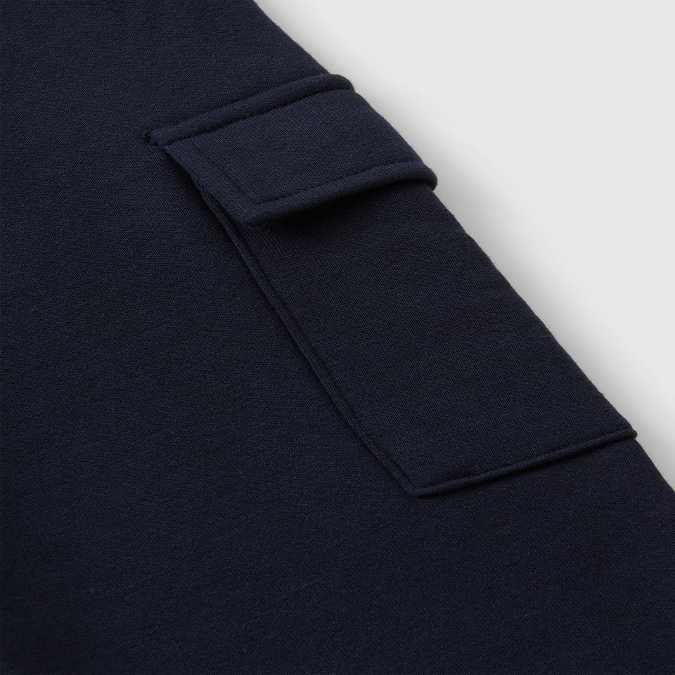 Boys Navy Cargo Jogging Bottoms (7-15yrs)