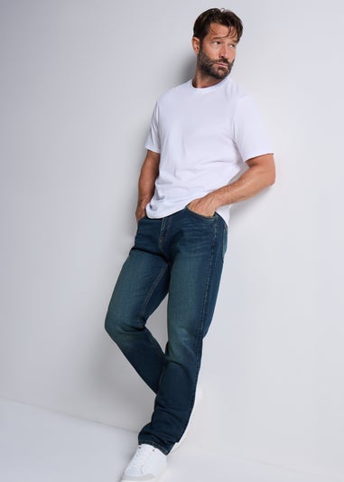 Green Cast Comfort Denim Slim Fit Jeans