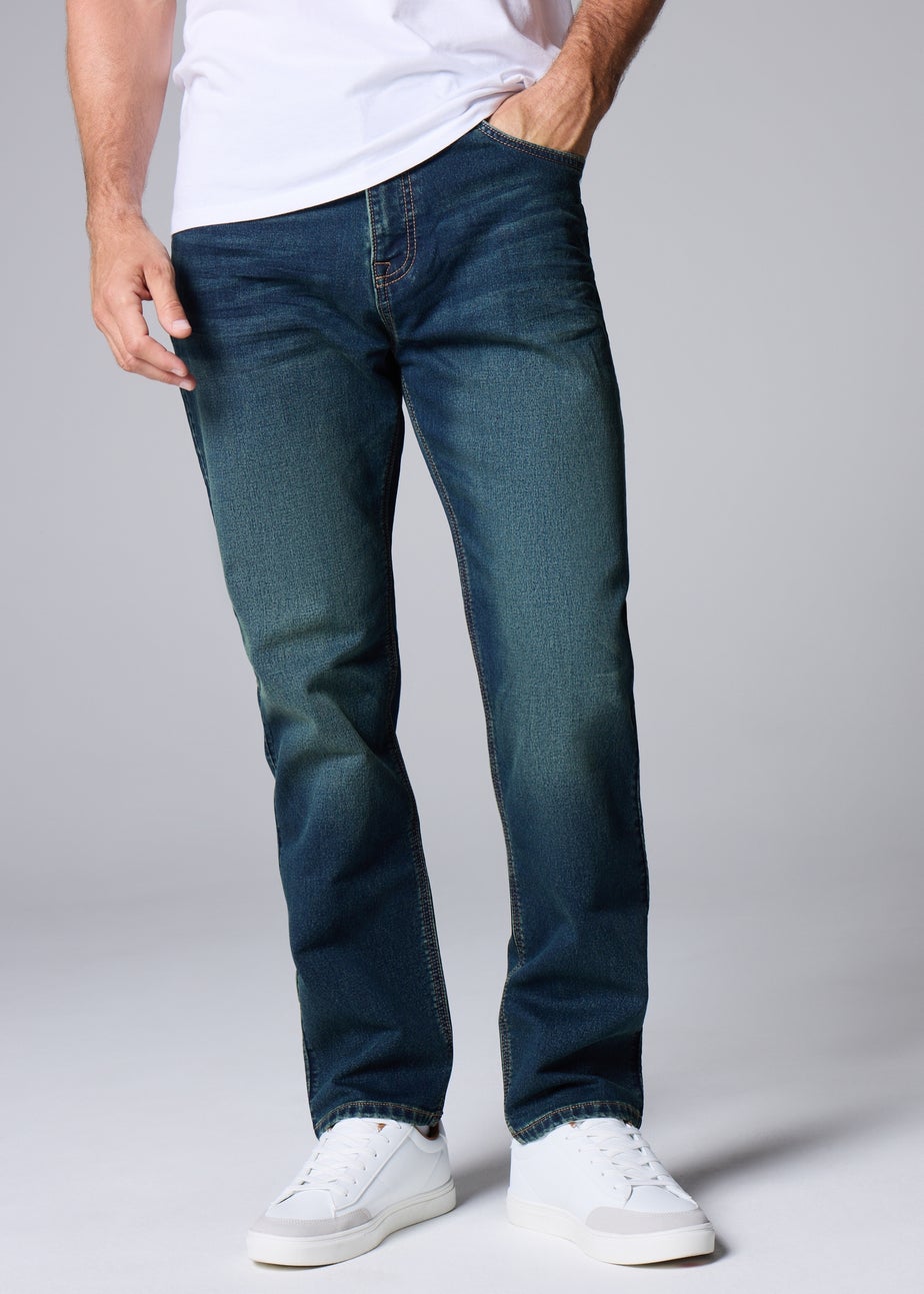 Green Cast Comfort Denim Slim Fit Jeans