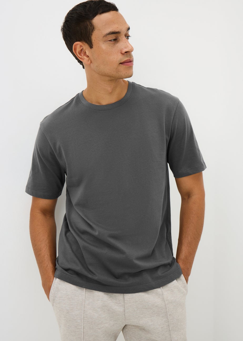 Charcoal Essential Crew T-Shirt