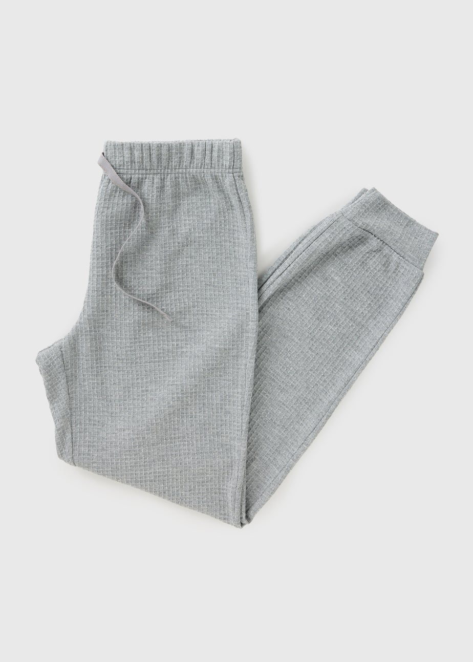 Grey Waffle Pyjama Bottoms