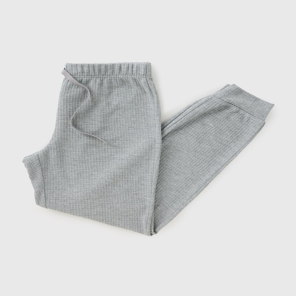 Grey Waffle Pyjama Bottoms