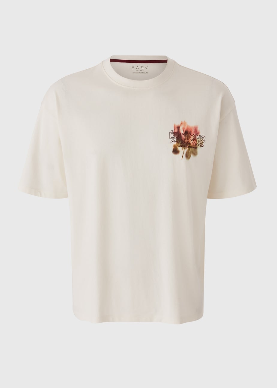 White Editions Floral T-Shirt