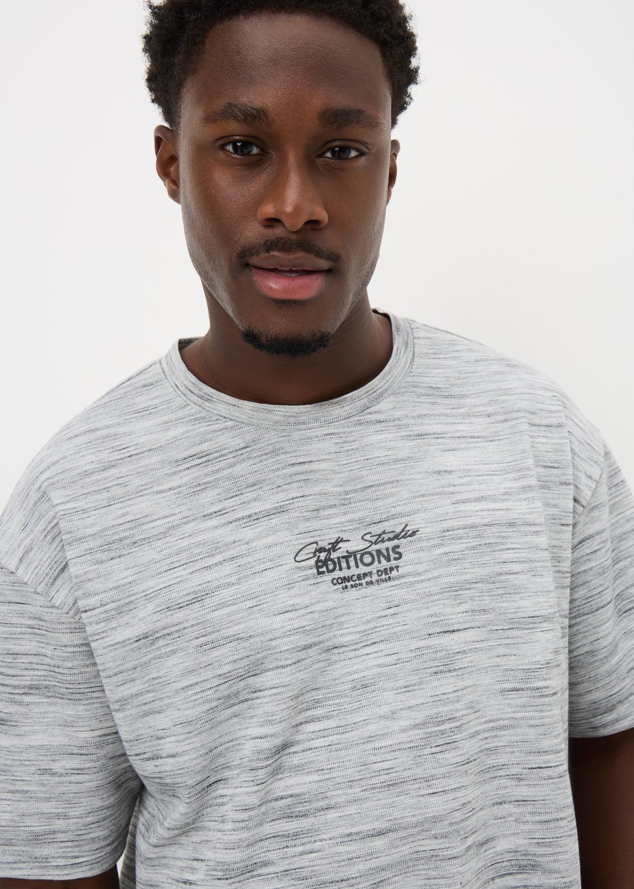 Grey Editions Texture Printed T-Shirt