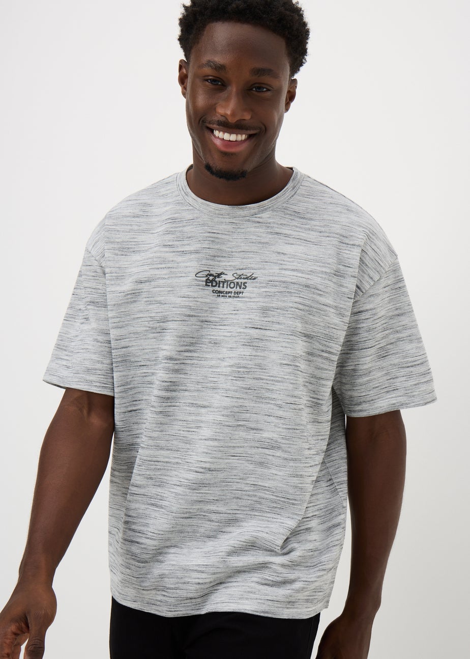 Grey Editions Texture Printed T-Shirt