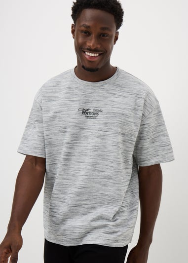 Grey Editions Texture Printed T-Shirt